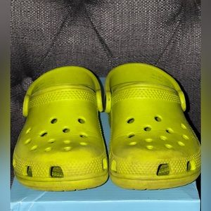 Crocs Kids Toddler Size 11 Citrus Lime Green